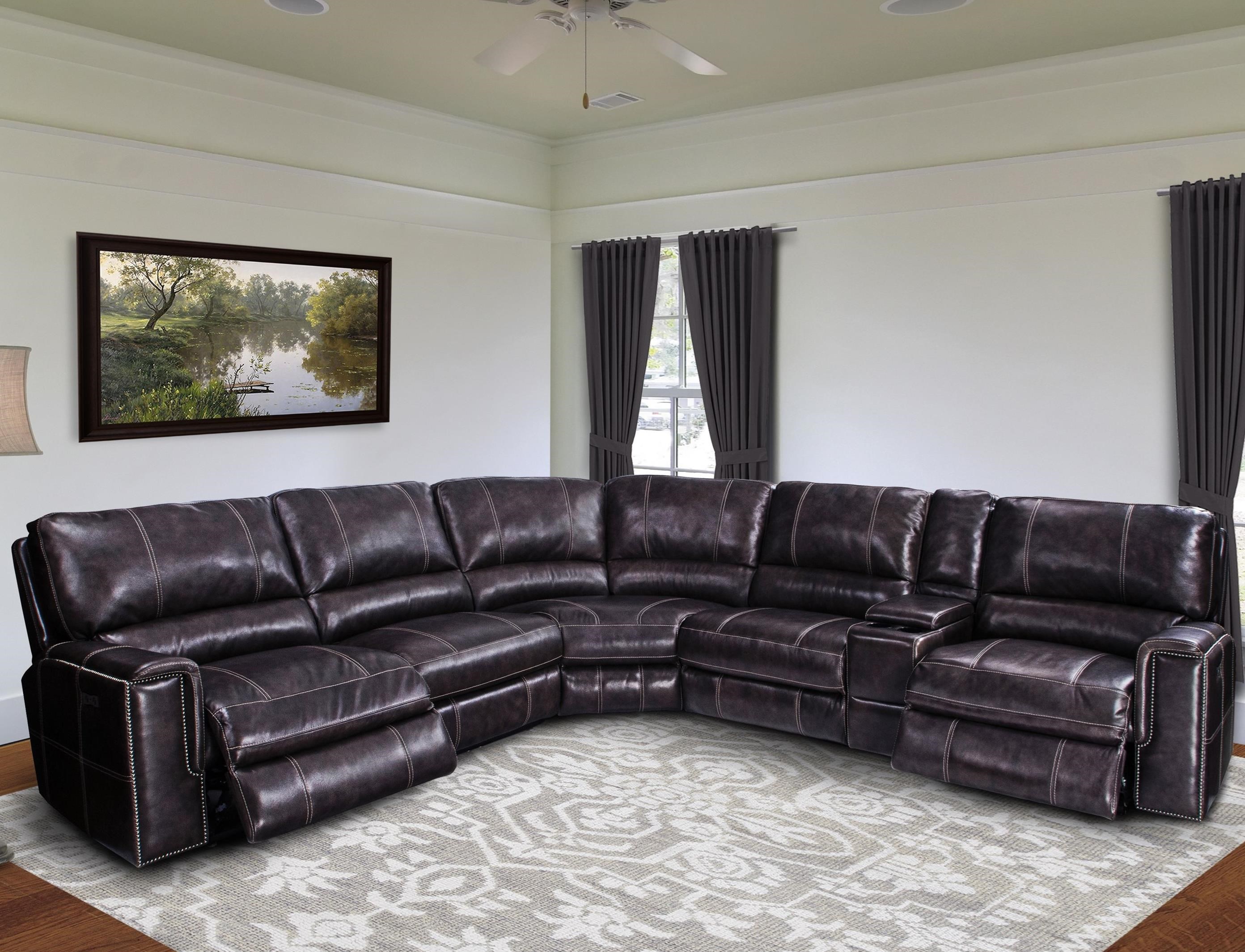 Parker Living Salinger Casual Power Reclining Sectional Sofa with Power